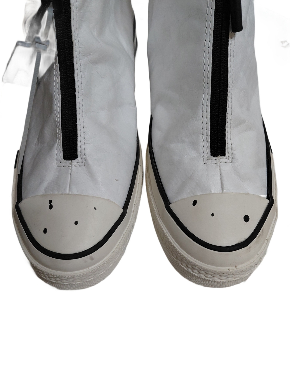 NEW Converse x Joshua Vides Chuck Taylor White Zip Up Artist High Tops - Picture 5 of 15
